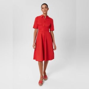Hobbs Tarianna Dress, Size 6, Crimson